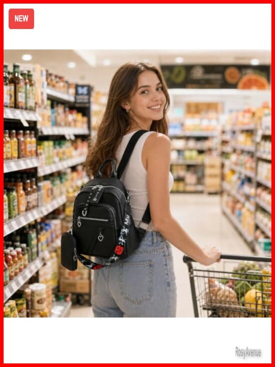 Convertible Vegan Leather Backpack Purse 3-way Carry Fits Tablet main image 6
